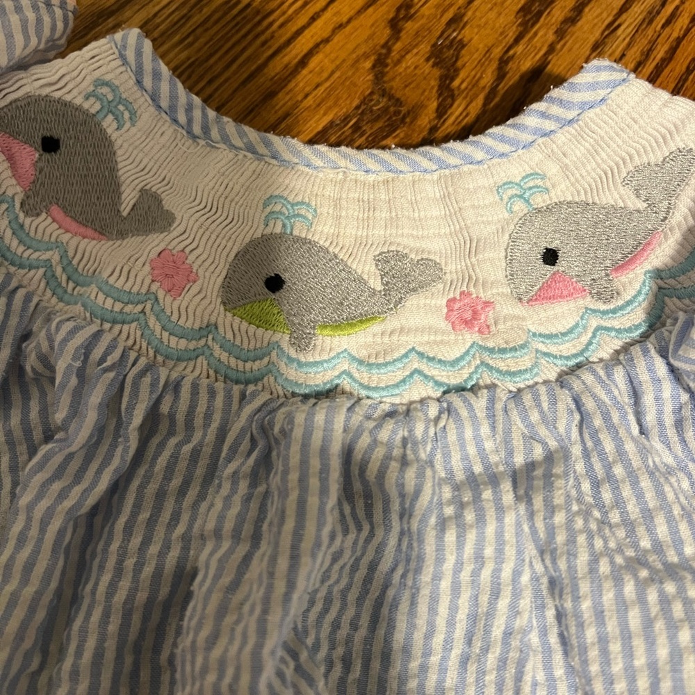 Seersucker toddler bubble
